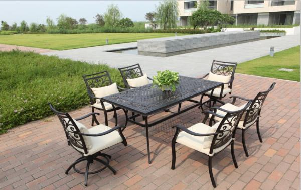 garden cast aluminum furniture-4033