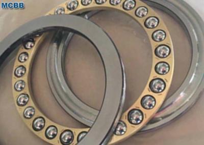 Bens empurrados de aço dos rolamentos de esferas 51232 de Chrome para suportar a carga radial