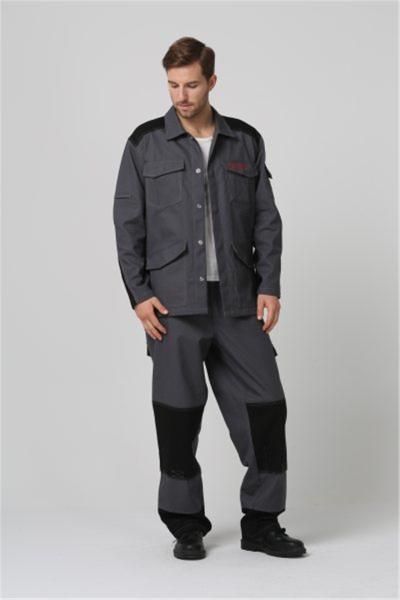 350gsm Fr Rated Winter Coats  , EN11611 Fire Retardant Apparel With Studs
