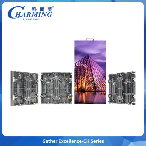 7.5kg Right Angle LED Cabinet P3.91 4000nits IP65 Front Rear Maintenance for Building Corner Splicing