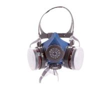 Bouclier de respirateurs de demi masque de silicium d'ABS de PPE pour la sécurité chimique 17 x 12.5cm de gaz
