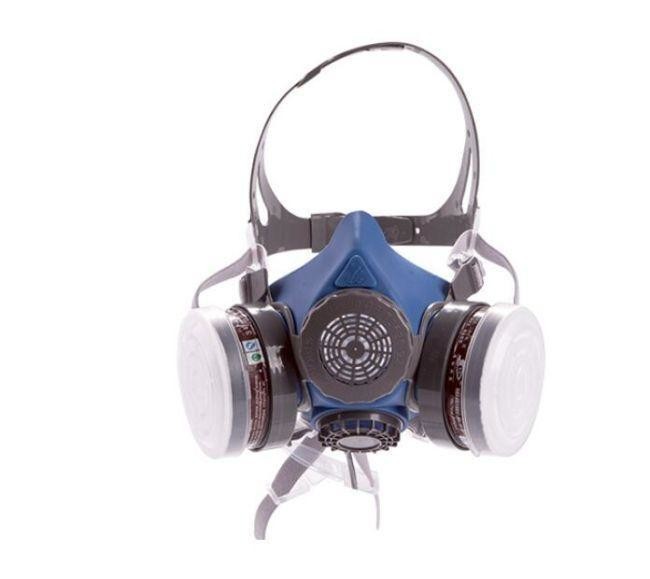 Экран респираторов половинной маски кремния ABS PPE на безопасность 17 x 12.5cm газа химическая