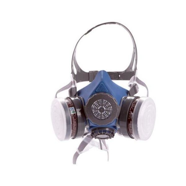 Reusable Half Mask Respirator with Bayonet Connection and Anti-Fog for Chemical Safety