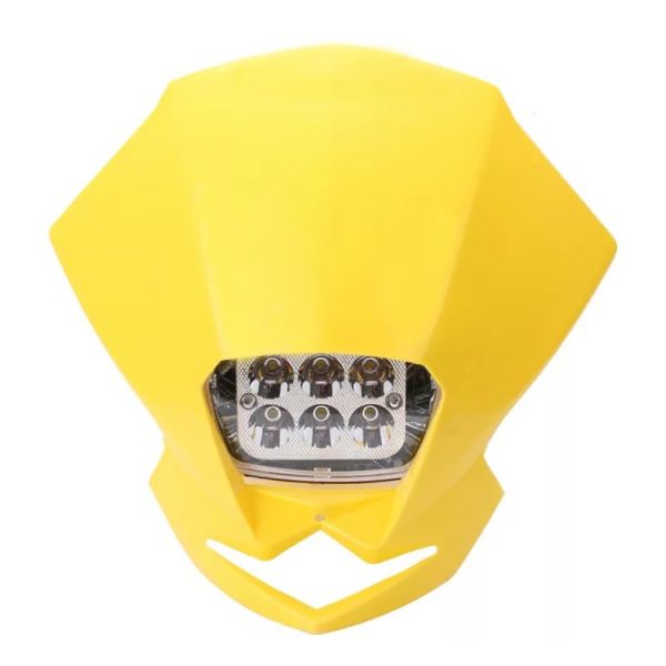 Universal Fan-Shaped LED Lights for Motorcycle Headlight Customized Modification