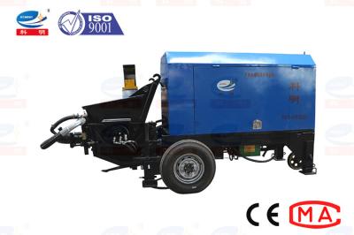 Movido a motor bonde da máquina concreta pequena hidráulica completa do Shotcrete
