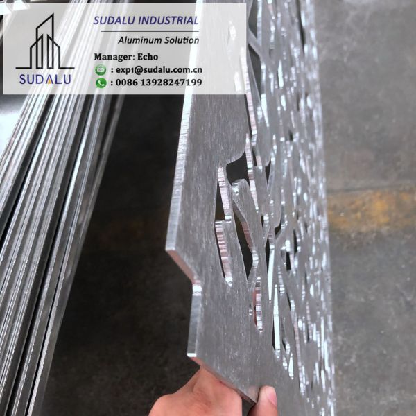 SUDALU 30mm, 50mm diameter Aluminum Perforated Panel for Wall Cladding