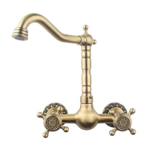 Modern High Pressure Antique Brass Shower Head Water Saving Handheld Filter with Strainer for Hotel Usage or Home Basin