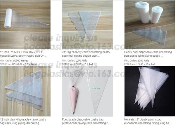 Reusable Decorating Cake Tool Silicone Icing Piping Bag Cream Pastry Bag Disposable, Sugar Craft Bags, Cake Cream, Decor