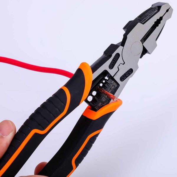 62 HRC Multi Function Combination Pliers High Leverage End Cutting Pliers