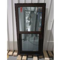 Cuadro de PVC Ventana colgada de vinilo Ventana colgada de color marrón deslizante