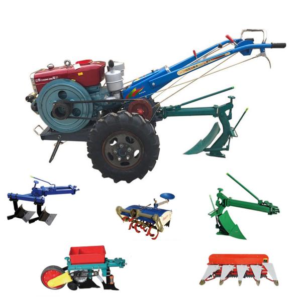 8-22HP Multi-Purpose Walk-Behind Tractor for Tilling and Seeding