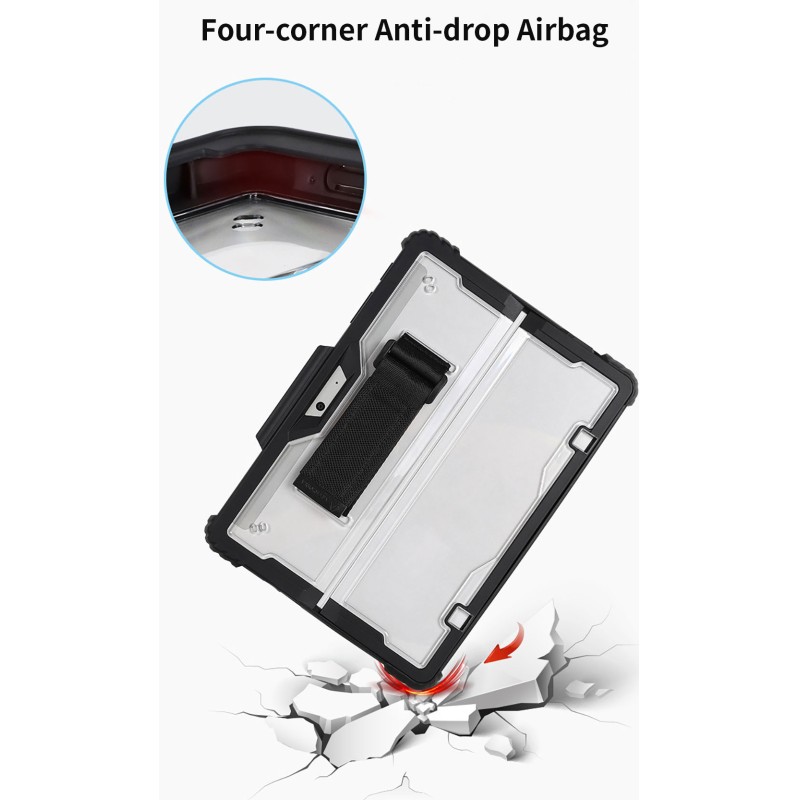 Clear Anti Drop Case for Microsoft Surface Pro 9 8 7 6 5 4 3 2 1 Go Transparent Cases 10.5 Back Protective Pbk150 Laudtec