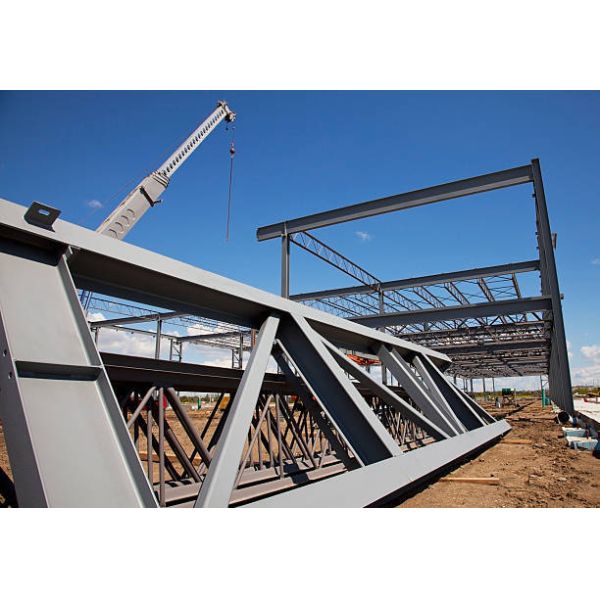 Long-Span Low-Maintenance Prefab Steel Structure Frame with Superior Structural Integrity