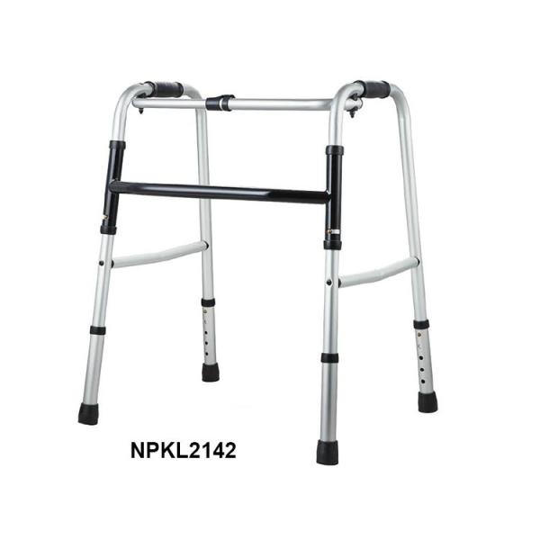 Adult and Youth Single Button Aluminum Folding Walker