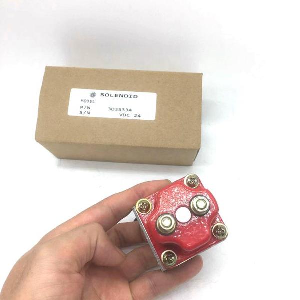 3035344 Flameout Solenoid Valve Excavator Electric Parts Stop Solenoid 24V