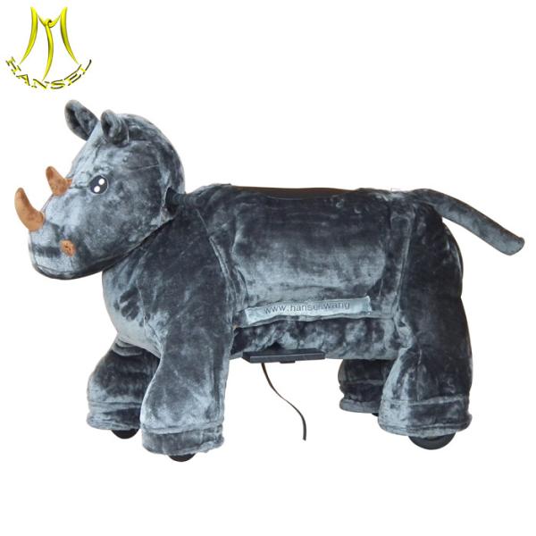 Hansel plush motorized animals from china and used children ride on toys with stuffed animal scooter electric