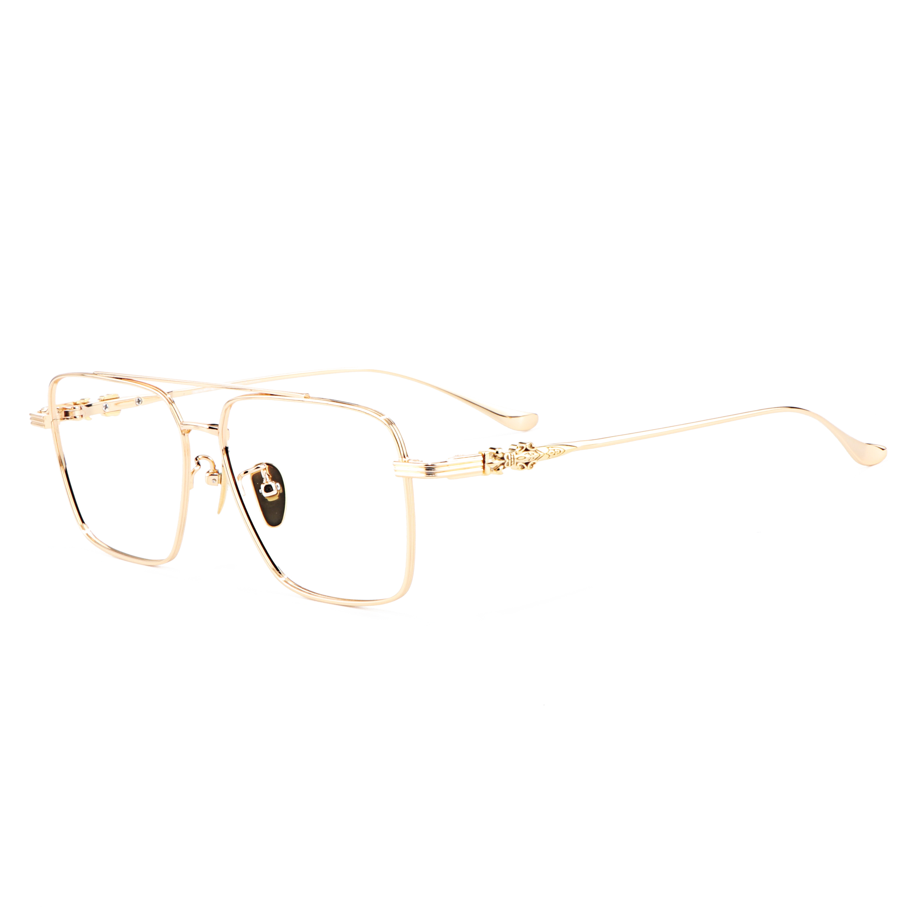 Classic Pilot Black Gold Presbyopia Multi Focus Luxury Brand Three Dimensional Silver Jewelry Carving Fashion Women Men Glasses