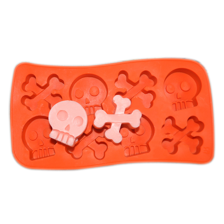 Оранжевая прессформа торта силикона помадки подгоняла размеры устойчивые для украшать