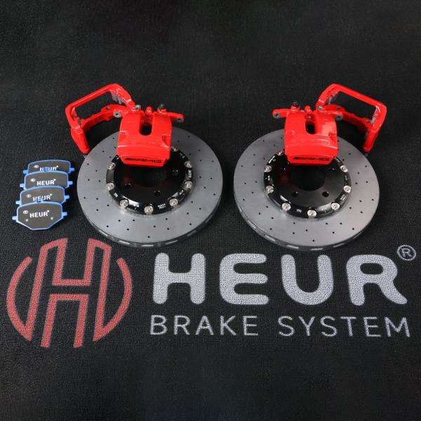 Heur Long Fiber Carbon Ceramic Disc For Honda CR-V Upgrade 370*30mm Front Set