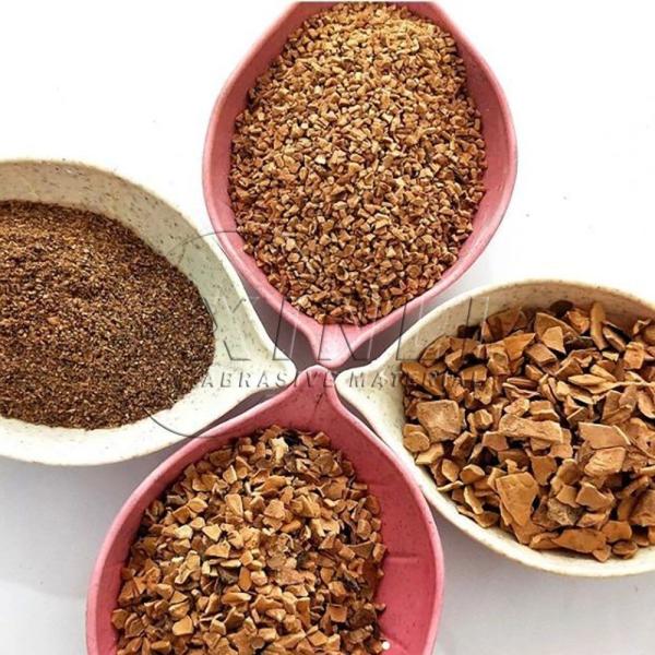 Walnut Shell Sand Hardness 2.5-3.0 Walnut Shell Abrasive Blasting Powdered Abrasive