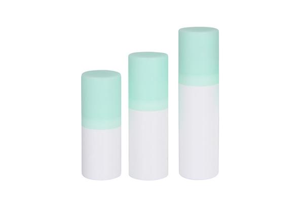 Amostra de ensaio vazia 5 ml 10 ml 15 ml recipientes de viagem cosméticos Od 25 mm garrafa de loção de bomba sem ar