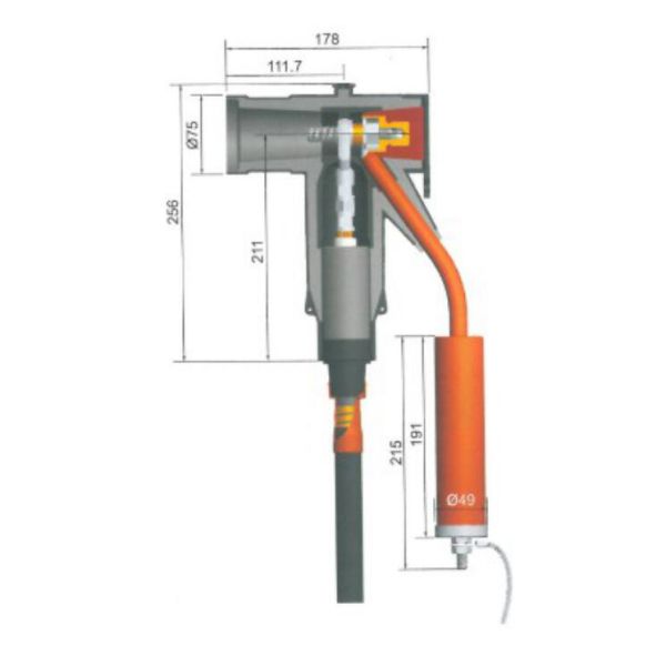 630A RMU Components RMU Cable Connector With Lightning Arrester HY5WZ(S)-17/45(50)