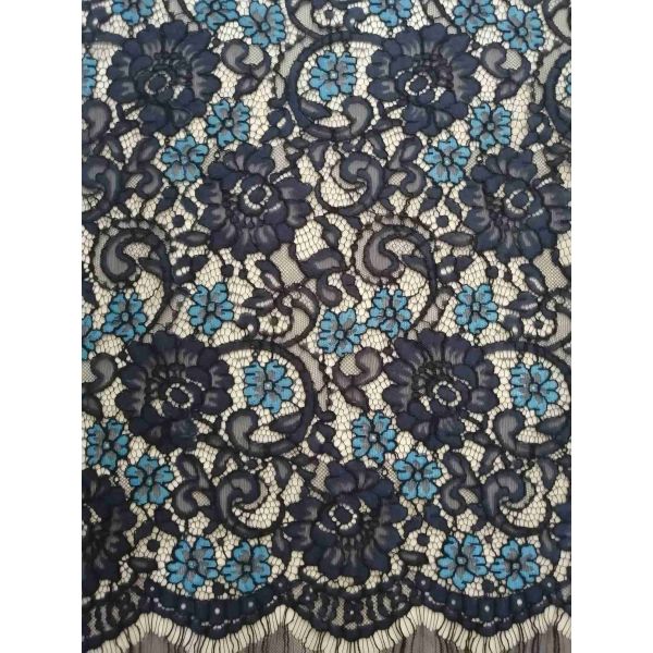 ткань шнурка 57 2 тонов флористическая связыванная для одежды женщин