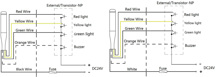 ONN-M4S-A Foldable Base Green Warning Light CNC Machine Equipment Indicator Lamp With Stack Alarm Tower For Lighting