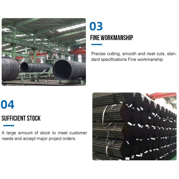 Non-oiled Large-diameter Welded Steel Pipes Q235 Q345 20 16Mn Carbon Steel Welded Pipe for Special Requests Contact us