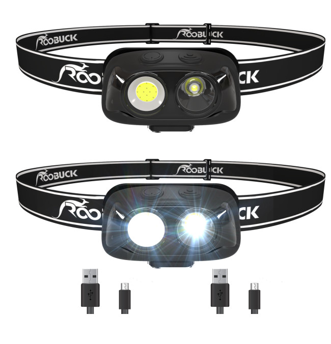 Самый яркий перезаряжаемые свет работы Headlamp электрофонаря IP65 головной лампы мини
