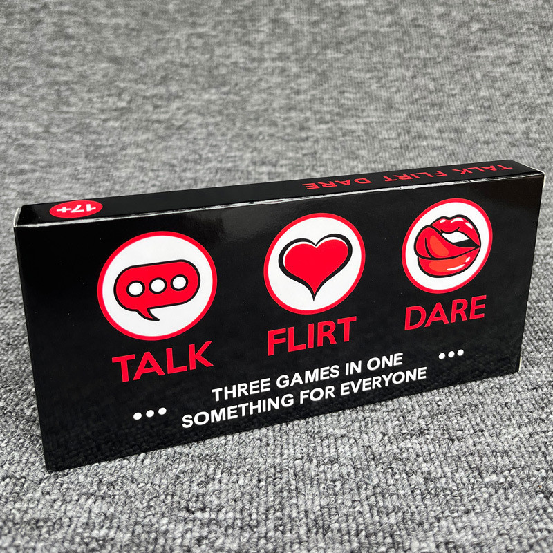 Custom Talk Flirt Dare Романтическая и приключенческая игра на карты для пар в Великобритании