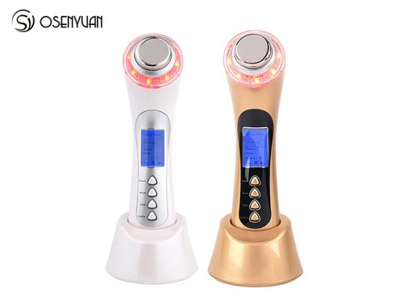 Photon Ultrasonic Waves Skin Care Machine , Galvanic And High Frequency Facial Machine