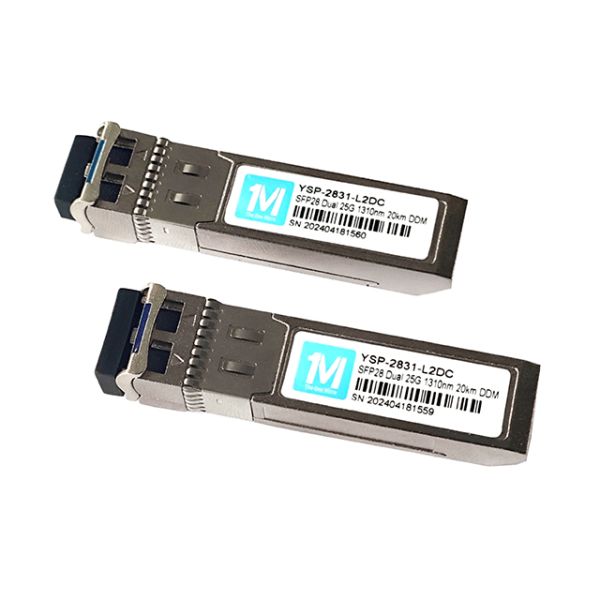 25G SFP28 Duplex 10km 1310nm LC DDM SMF 25GB Optical Module Singlemode SFP28 Module for Long-Distance Network Connection