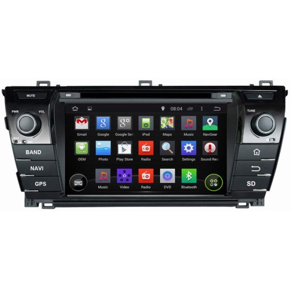 Ouchuangbo Car GPS Navigation DVD Stereo System for Toyota Corolla 2014 3G Wifi Android 4.4 Multimedia Player OCB-7019D