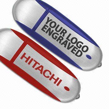 Desplazamiento de memoria USB AT-002 del metal