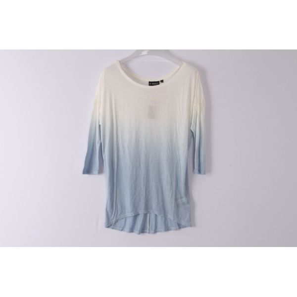 Two Tone Ladies Casual Sweatshirts 100% viscose Dip Dye Shirts