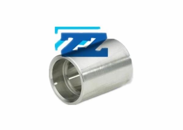 6000 LB 1 / 2  Stainless Steel Pipe Coupling , ASTM A182 F91 Socket Welded Steel Pipe Fittings