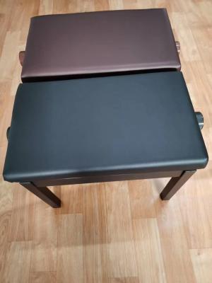 wholesaler Classic solid wood black leather wooden piano bench Solid Wooden adjustable Piano chair piano stool Piano ben