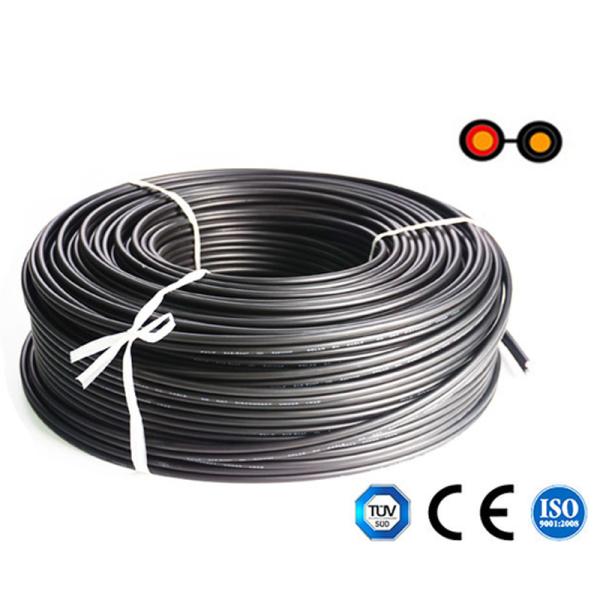 XLPE Jacket Twin Core Dc Cable For Solar Pv / Tinned Copper 24mm2 Solar Dc Cable