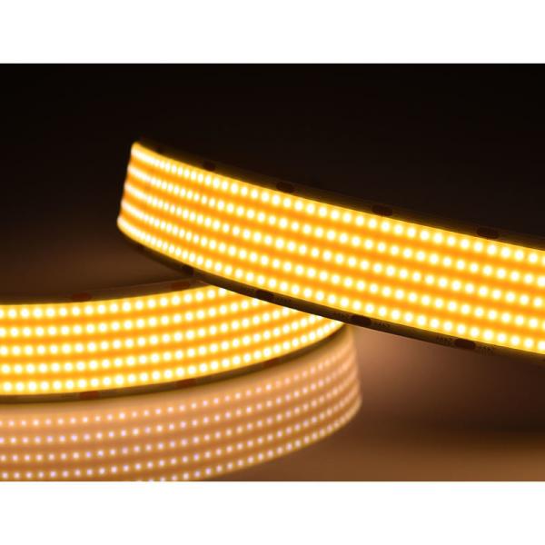 1600LEDS 高色表現指数 COB LED ストライプ IP20 30MM PCB CE/RoHS 認証