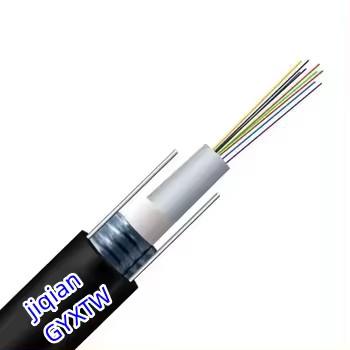 Factory Price 2/4/6/8/12/16/24 core Telecommunication GYXTW Outdoor Communication Cable Single Mode Fiber Optic Cable Wi
