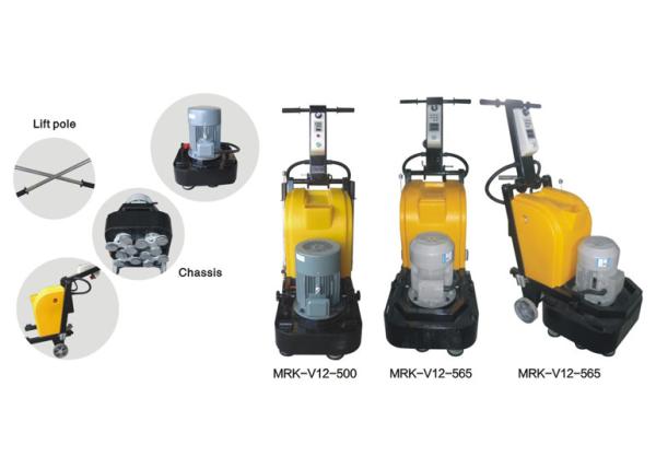 12 Heads 11HP 380V Granite Floor Polisher , Terrazzo Floor Polishing Machine