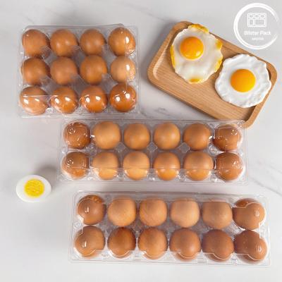 Embalagem de embalagem de 30 buracos de embalagem de plástico para o armazenamento de ovos