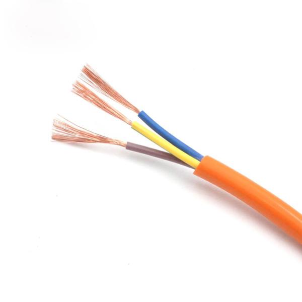 IEC 60227 3x1.5mm2 3x2.5mm2 3183Y flexible copper double PVC 3 cores RVV building cable