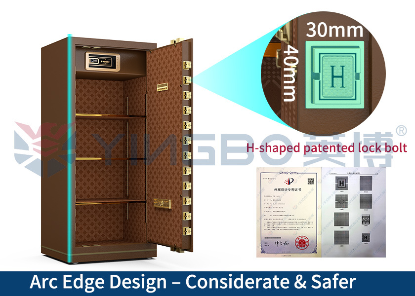 Durable Finish Security Home Safe Box OEM And ODM Brand Customization Dual Power Home Safe