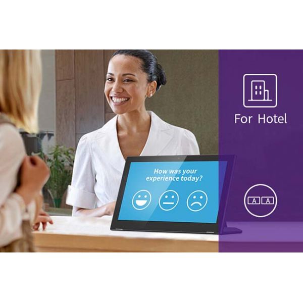 Power Over Ethernet  Table Top Digital Signage , Android Touch Screen Tablet