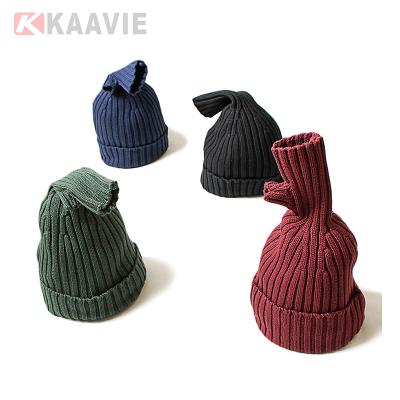 Unisex 100% Cotton Knit Beanie Hats Oversized Men Women Baggy Slouch Beanie