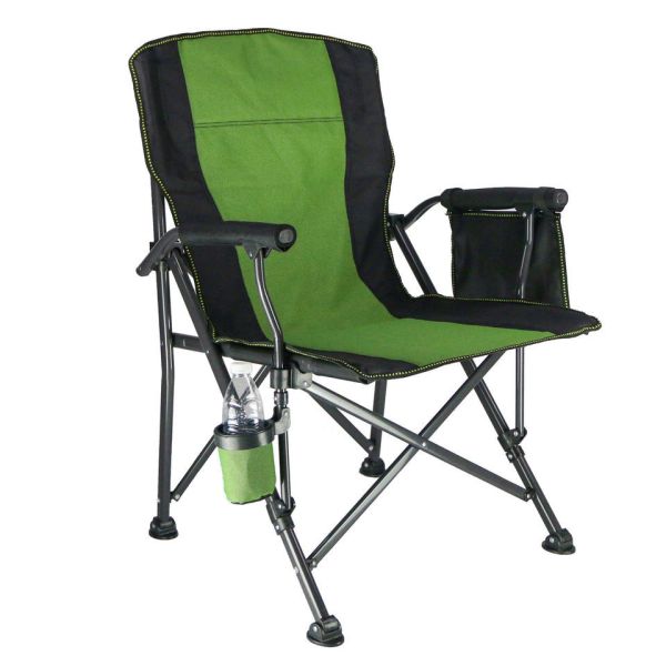 Garden Camping Chairs With Pockets Fishing Comfortable Folding Chairs Outdoor 61 X 61CM
