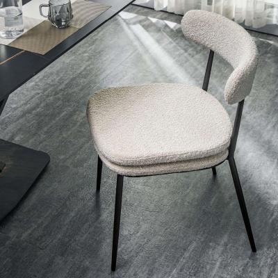 Anti Scratch Plush Dining Side Chair , Durable Upholstered Restaurant Dining Chairs