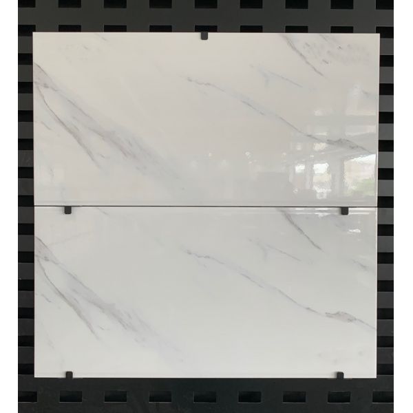 Foshan 300x600 mm White Glazed Ceramic Bathroom Wall Tiles Inkjet Printing Glossy